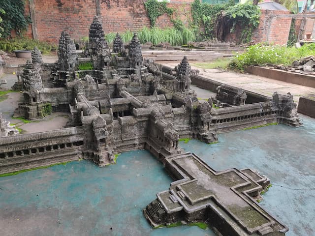 Miniature Replicas of Angkor's Temples