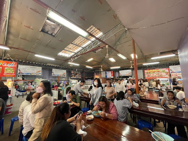 Wooden Table Food Center