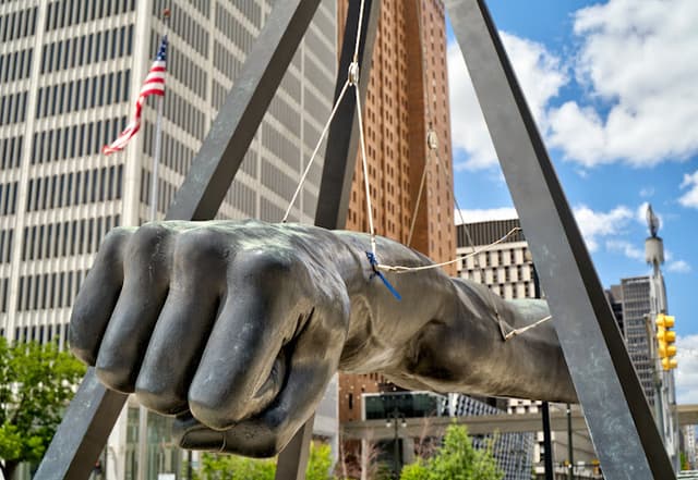 Monument to Joe Louis “The Fist”