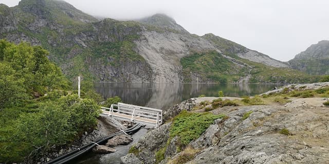 Lofoten Waterfall (Sørvågen)