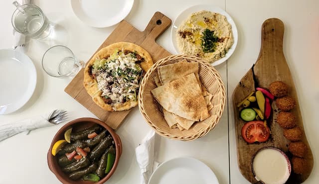 Falafel en Hummus