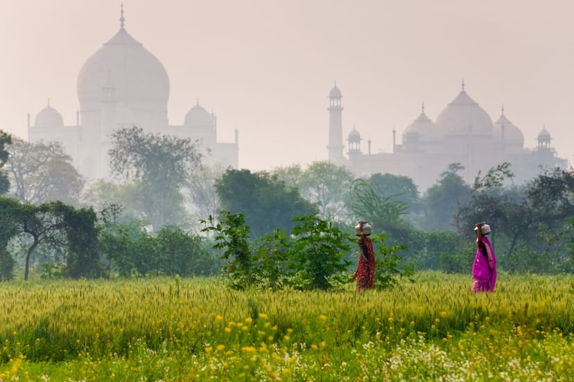 Scenic view of Agra, India