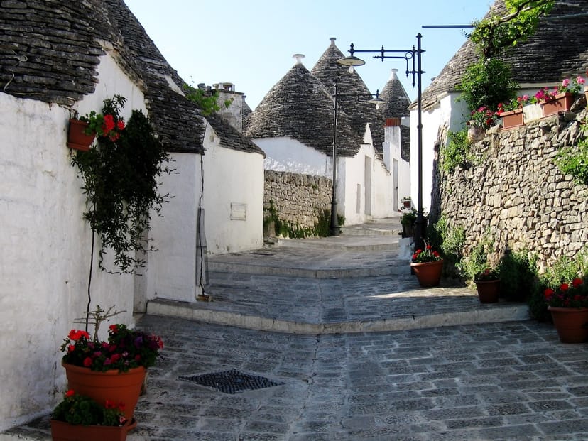 Scenic view of Alberobello, Italy