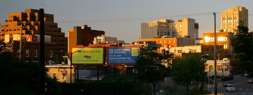 Scenic view of Ann Arbor, Michigan