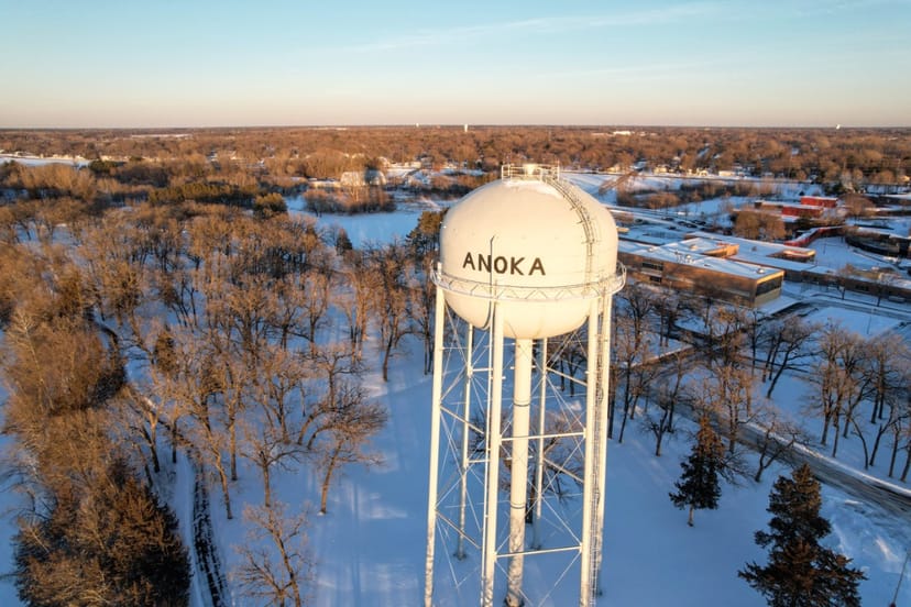 Scenic view of Anoka, Minnesota