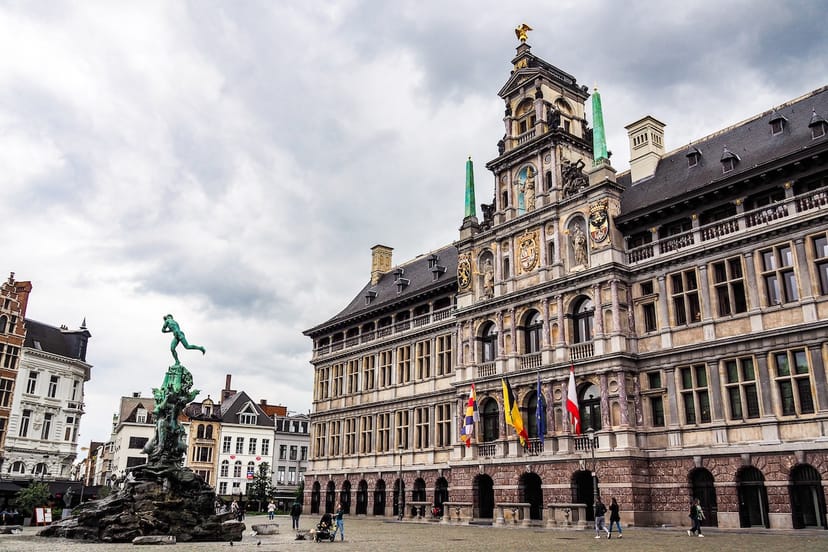 Scenic view of Antwerp, Belgium