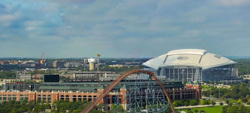 Scenic view of Arlington, Texas