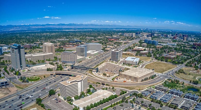 Scenic view of Aurora, Colorado