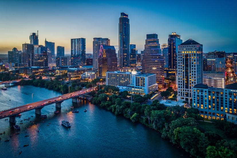Scenic view of Austin, United States