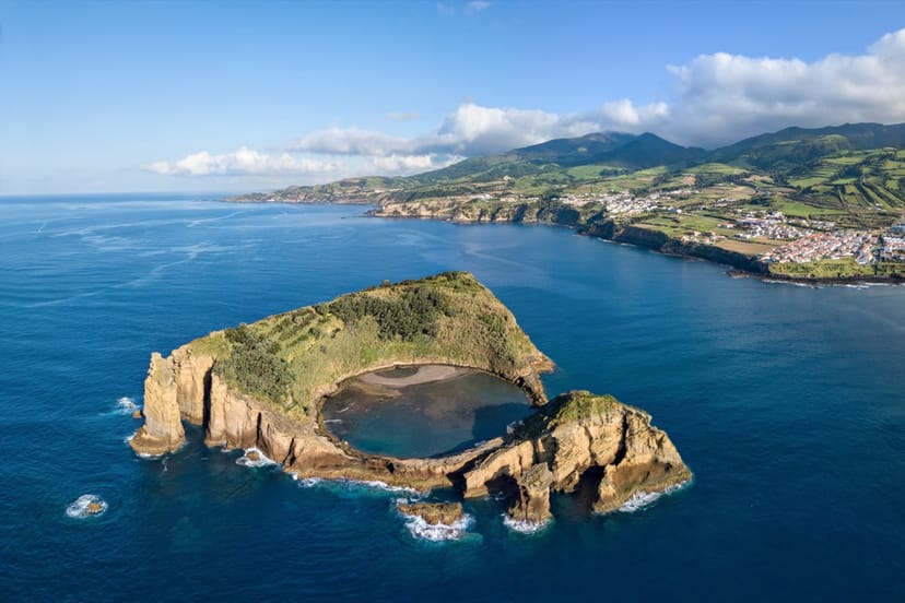 Scenic view of Azores, Portugal