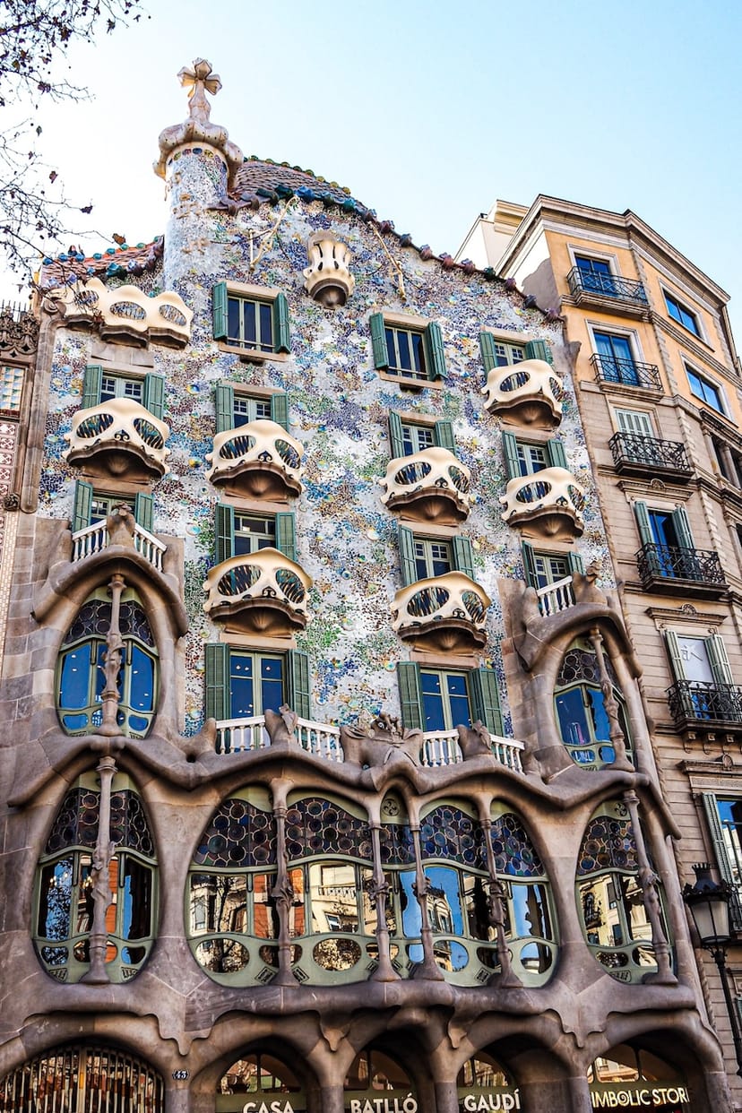 Scenic view of Barcelona, Spain