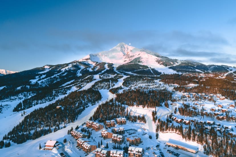 Scenic view of Big Sky, Montana