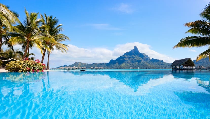 Scenic view of Bora Bora, French Polynesia