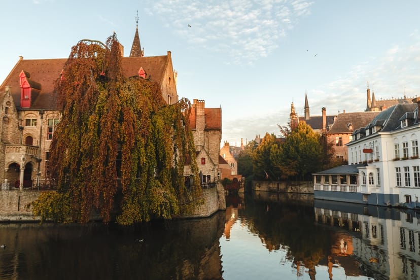 Scenic view of Bruges, Belgium