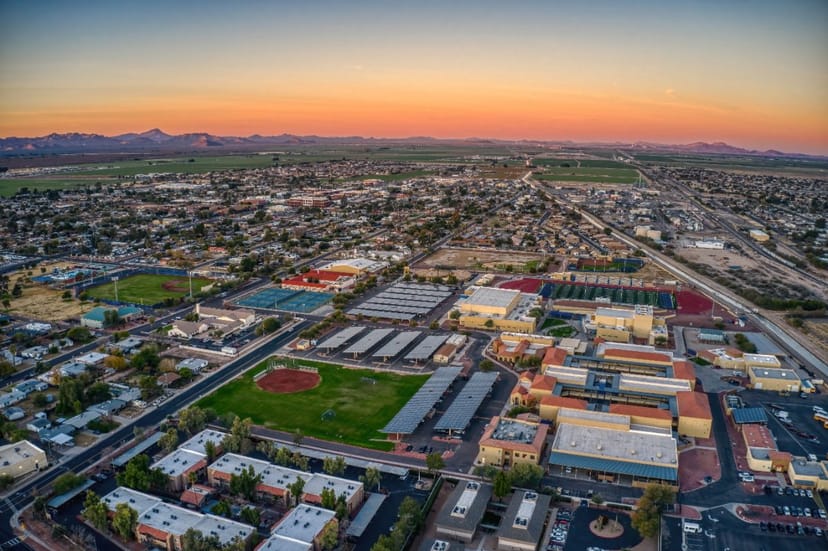 Scenic view of Buckeye, Arizona