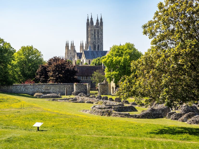 Scenic view of Canterbury, United Kingdom