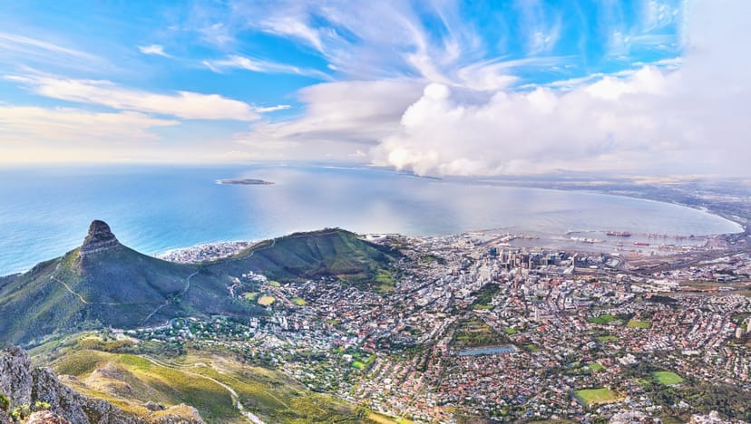 Scenic view of Cape Town, South Africa