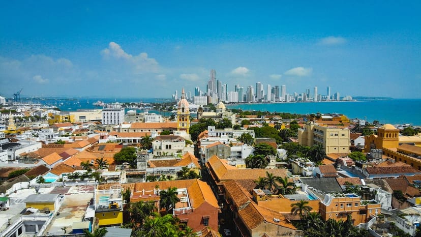 Scenic view of Cartagena, Colombia