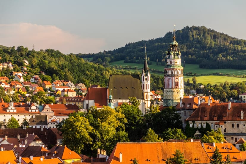 Scenic view of Cesky Krumlov, Czech Republic