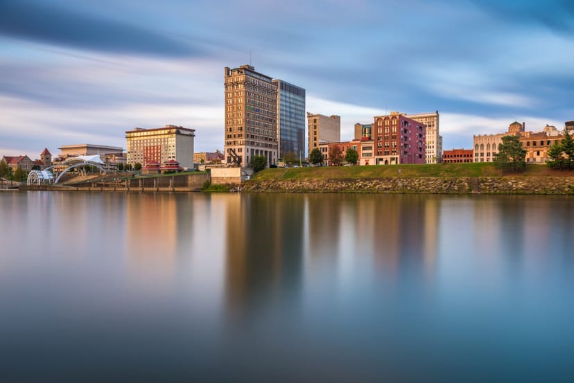 Scenic view of Charleston, West Virginia
