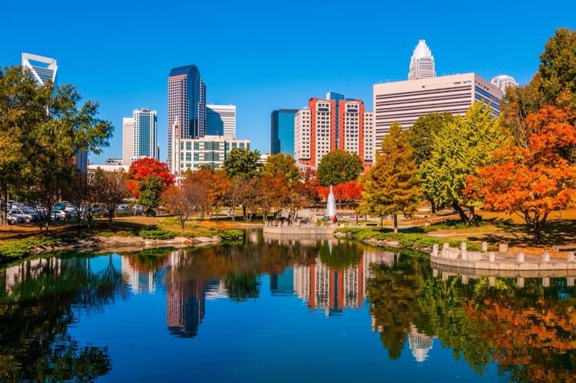 Scenic view of Charlotte, North Carolina