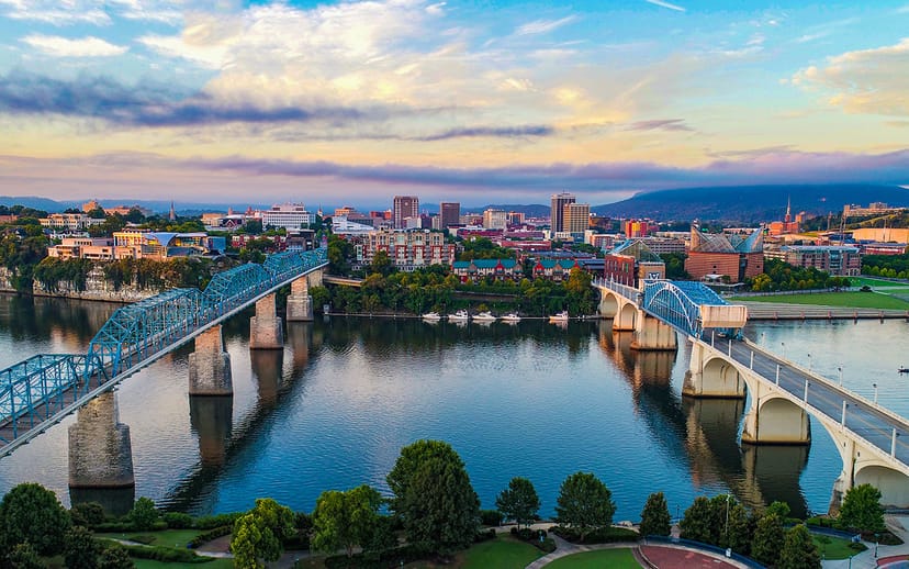 Scenic view of Chattanooga, Tennessee