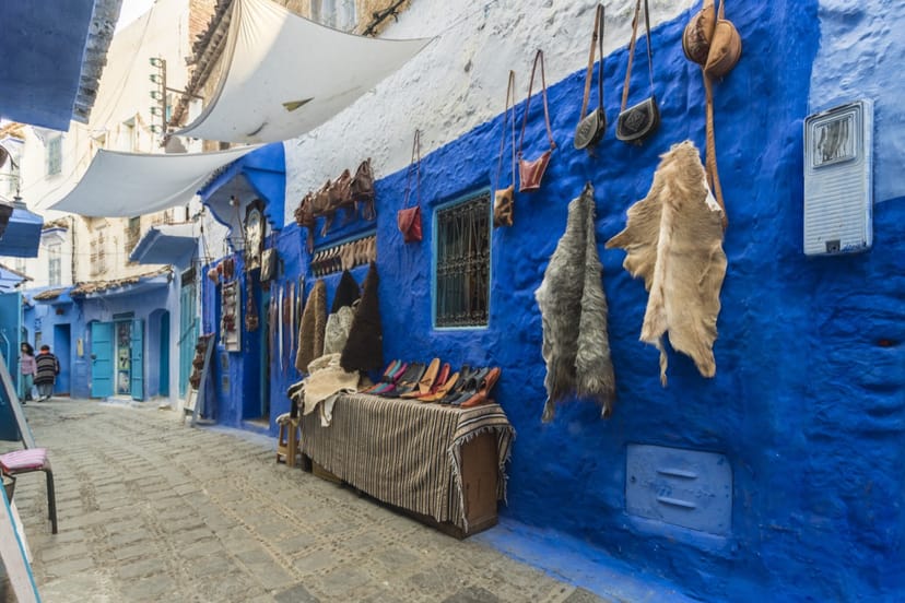 Scenic view of Chefchaouen, Morocco