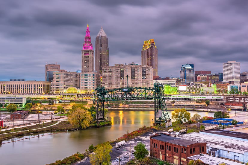Scenic view of Cleveland, Ohio