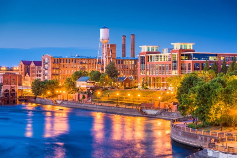 Scenic view of Columbus, Georgia