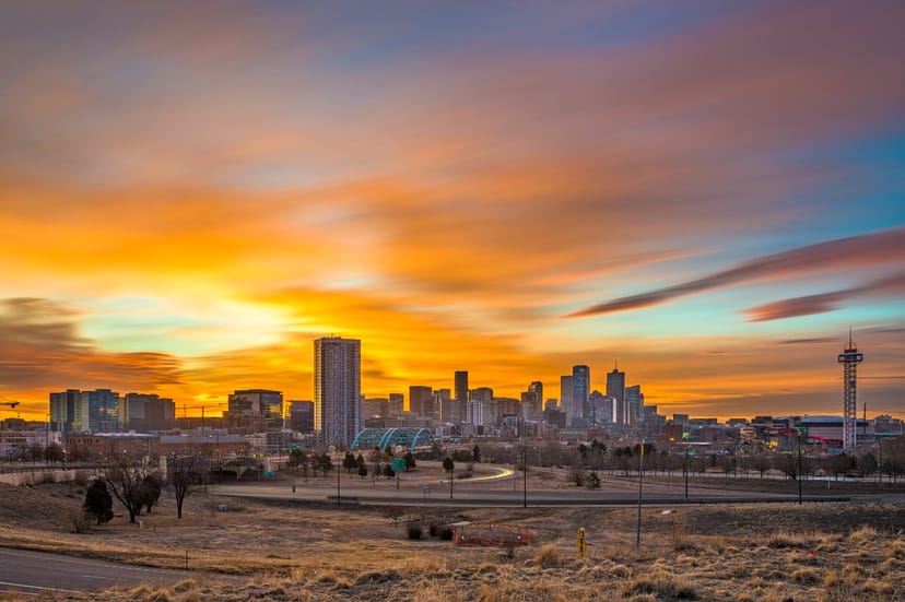 Scenic view of Denver, Colorado