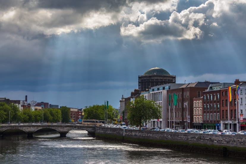 Scenic view of Dublin, Ireland