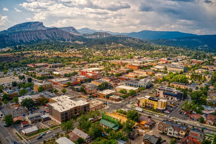 Scenic view of Durango, Colorado