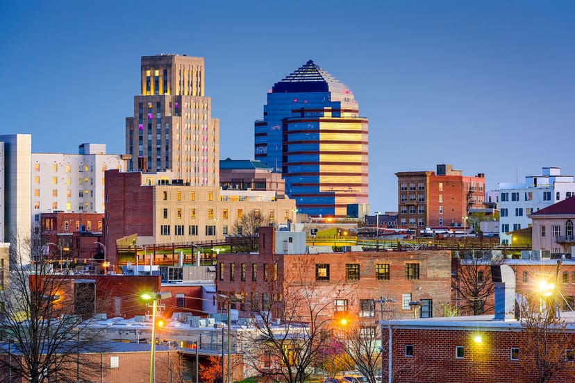 Scenic view of Durham, North Carolina