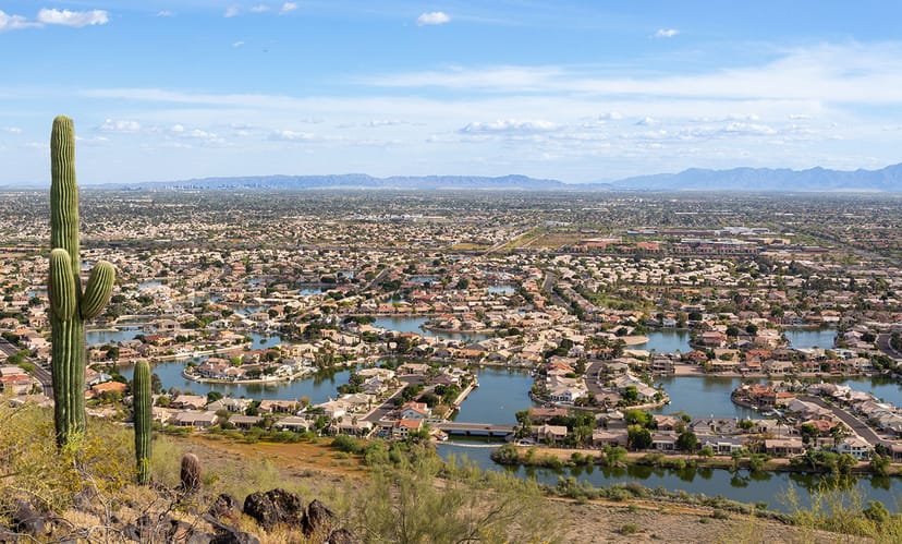 Scenic view of Glendale, Arizona