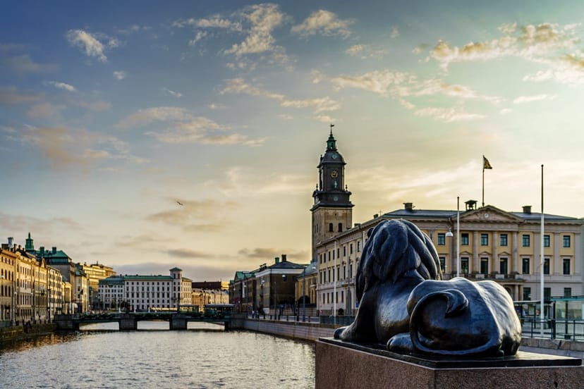 Scenic view of Gothenburg, Sweden