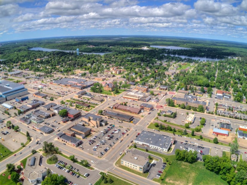 Scenic view of Grand Rapids, Minnesota