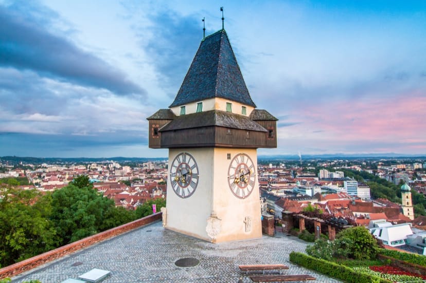 Scenic view of Graz, Austria