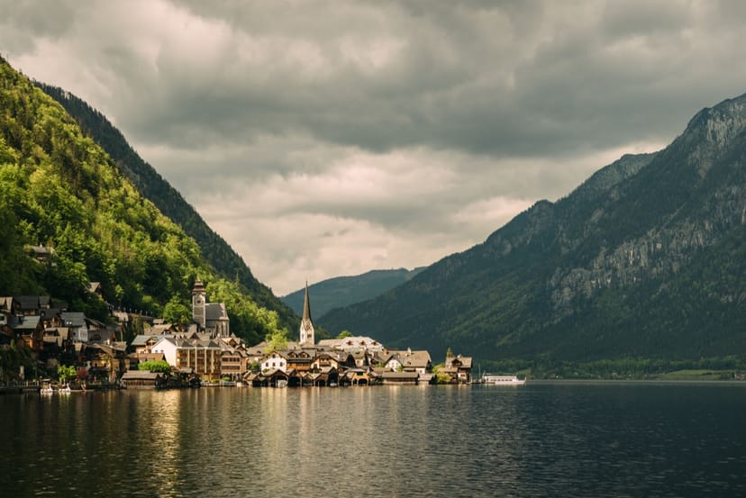 Scenic view of Hallstatt, Austria