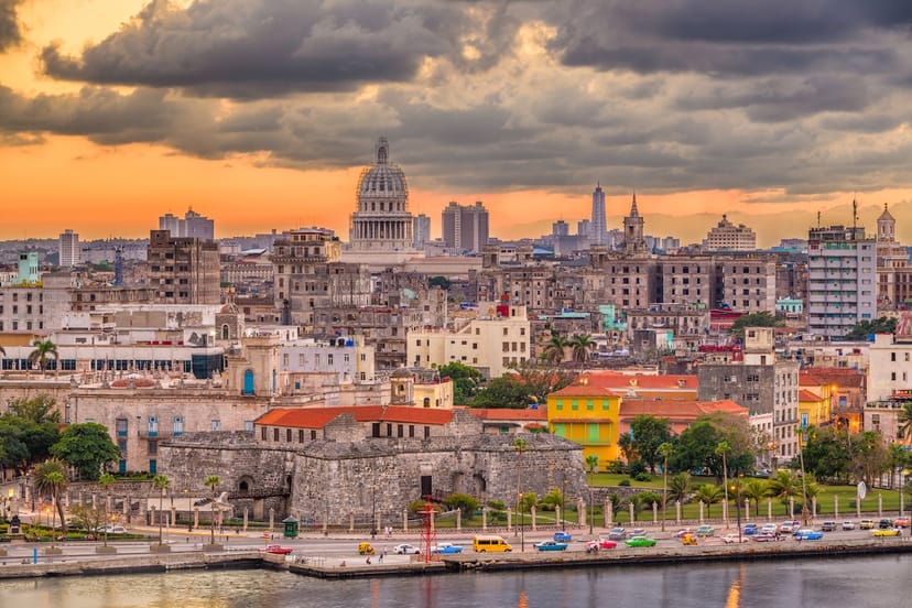 Scenic view of Havana, Cuba