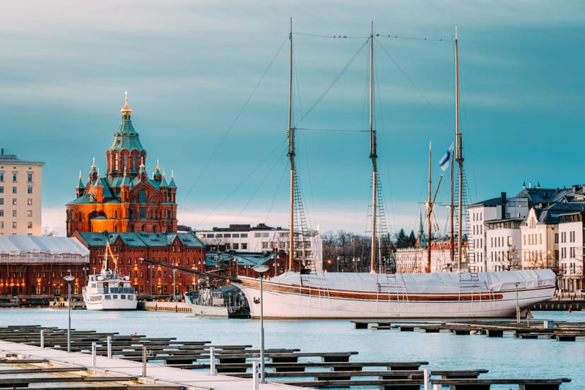 Scenic view of Helsinki, Finland
