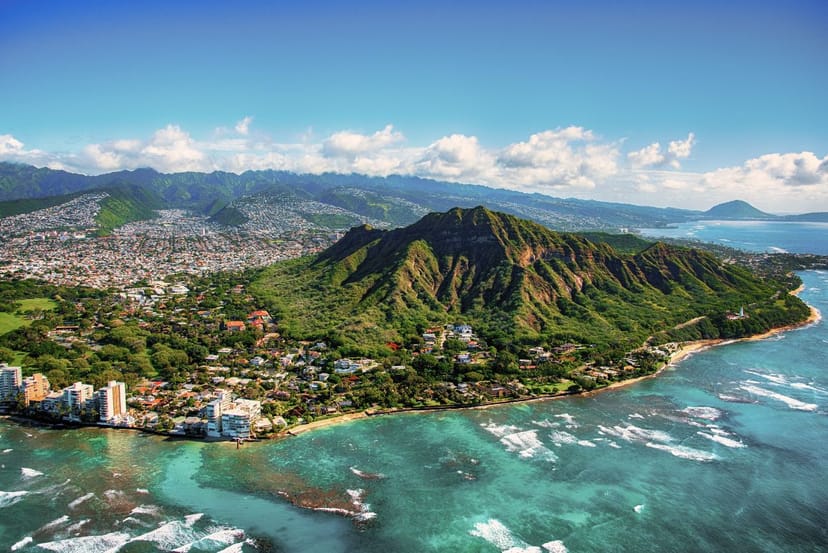 Scenic view of Honolulu, Hawaii
