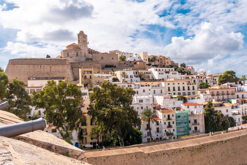 Scenic view of Ibiza, Spain