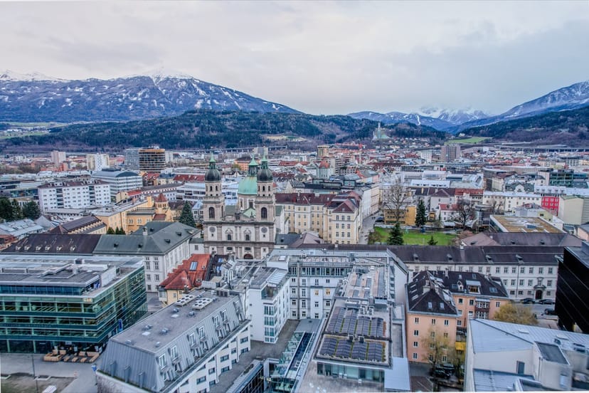Scenic view of Innsbruck, Austria