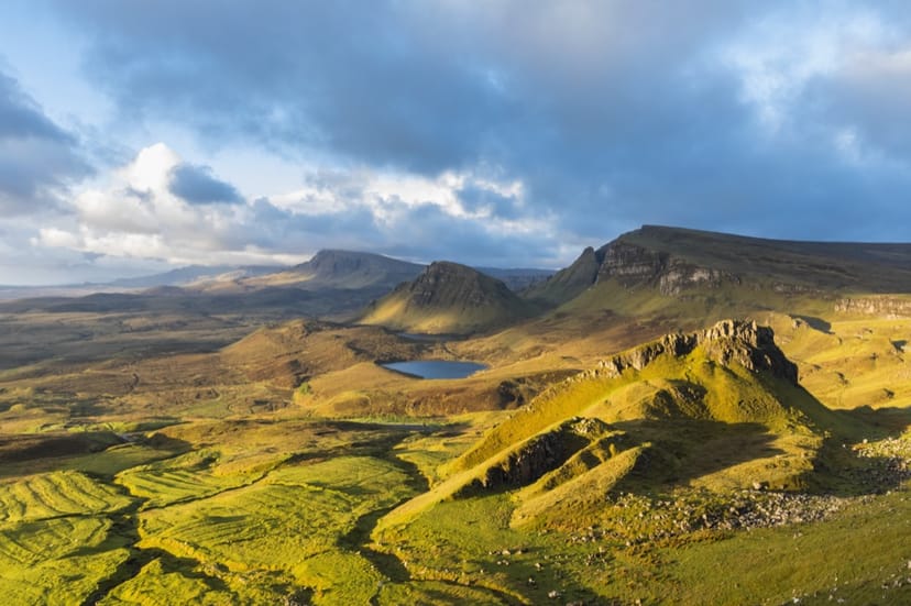 Scenic view of Isle of Skye, Scotland