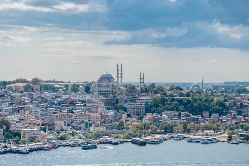 Scenic view of Istanbul, Turkey