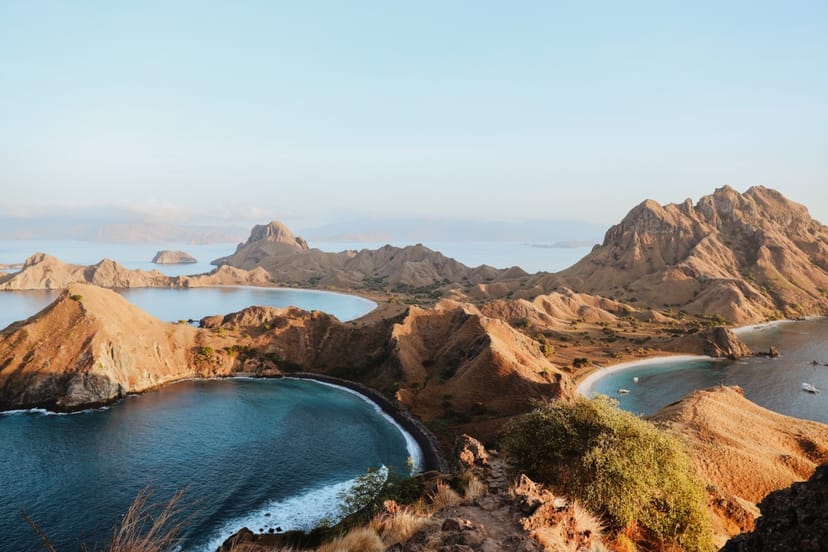 Scenic view of Komodo National Park, Indonesia