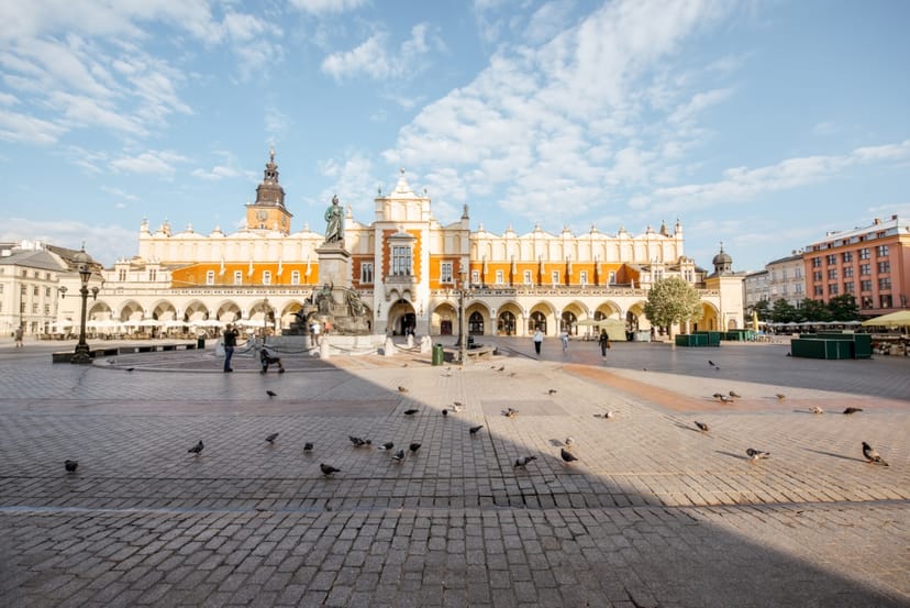 Scenic view of Krakow, Poland