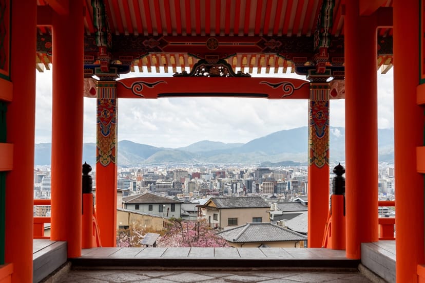 Scenic view of Kyoto, Japan