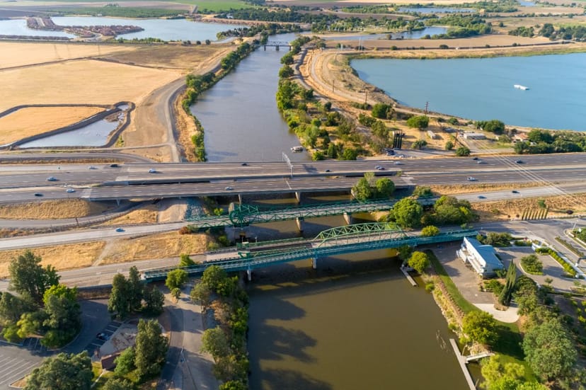 Scenic view of Lathrop, California