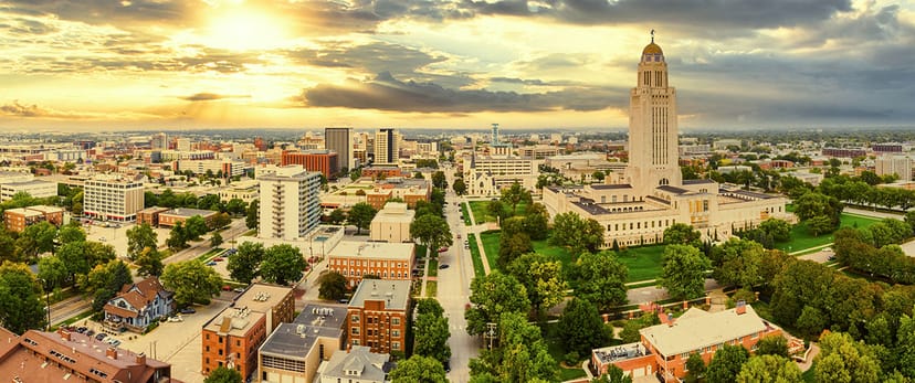 Scenic view of Lincoln, Nebraska